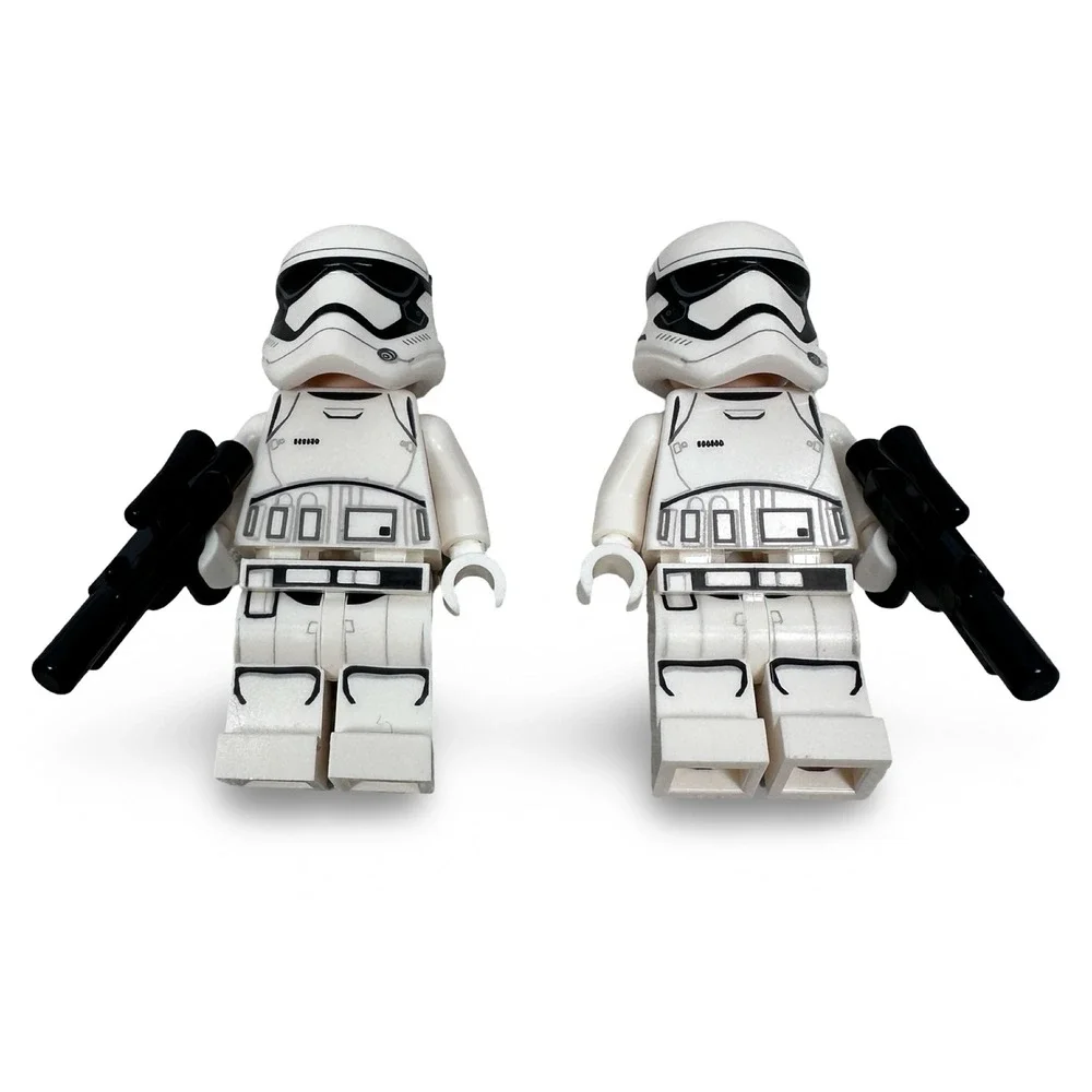 LEGO Star Wars First Order Stormtrooper Minifigures Set of 2 from 75190 Blasters